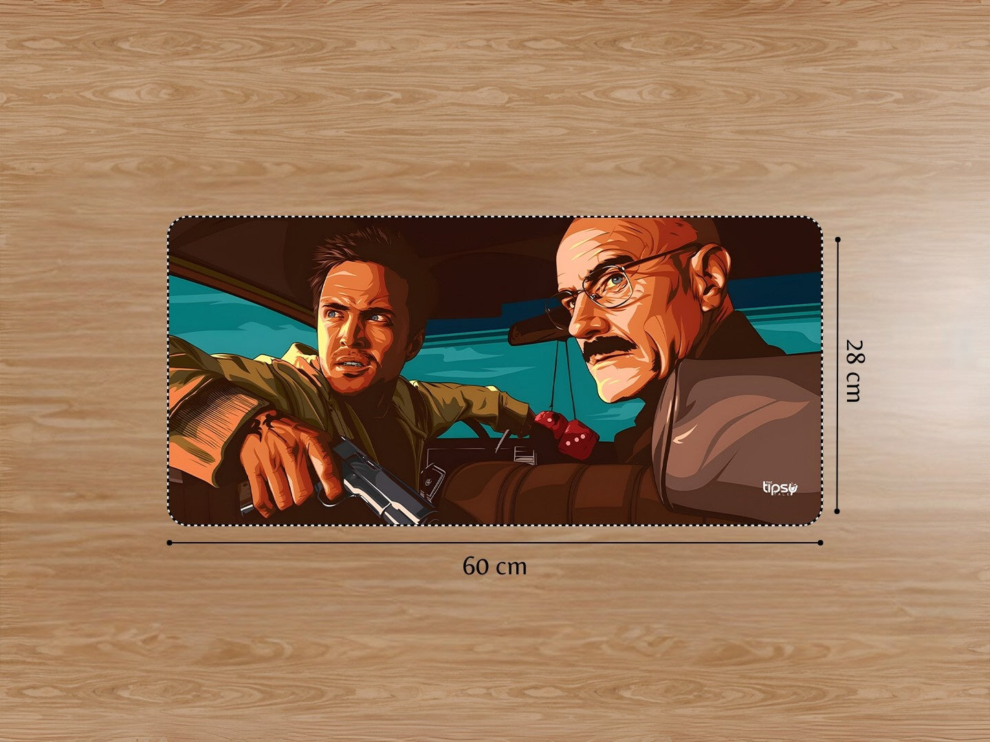 "BREAKING BAD - 9.9 RATING" Gaming Mousepad Elevate Your Gaming Experience
