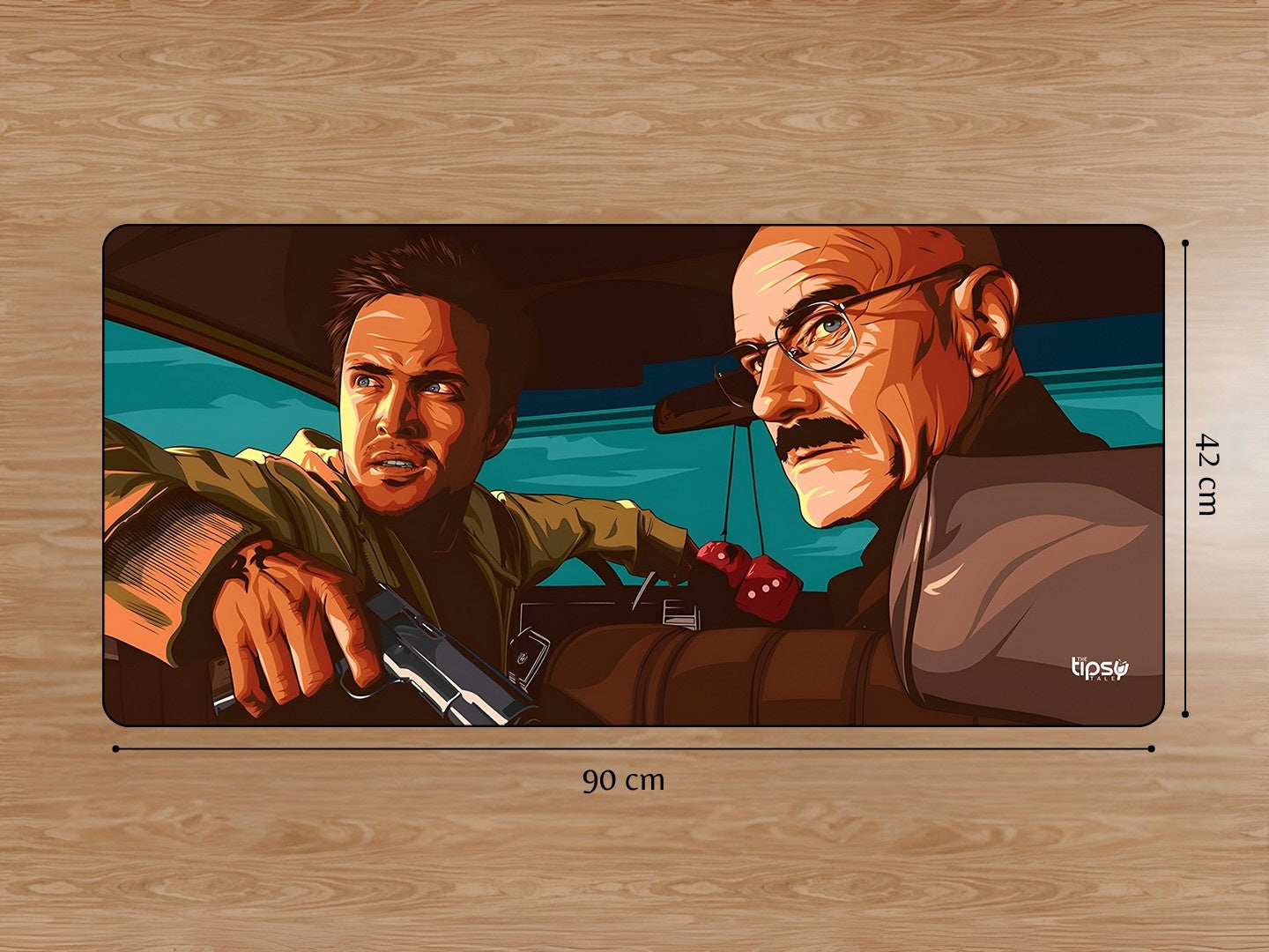 "BREAKING BAD - 9.9 RATING" Gaming Mousepad Elevate Your Gaming Experience