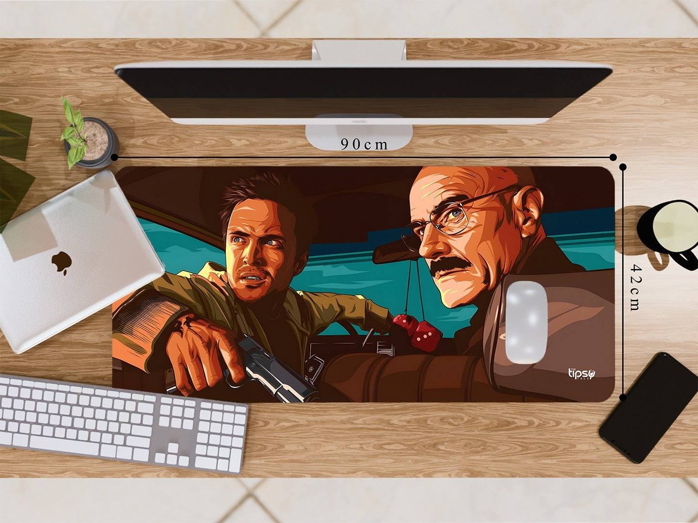 "BREAKING BAD - 9.9 RATING" Gaming Mousepad Elevate Your Gaming Experience