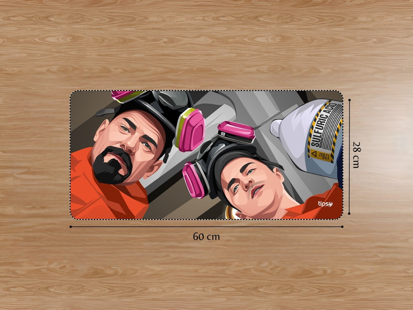 "BREAKING BAD COMBO - WALTER WHITE & JESSE PINKMAN" Gaming Mousepad Elevate Your Gaming Experience