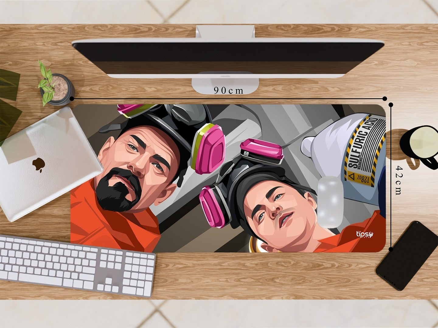 "BREAKING BAD COMBO - WALTER WHITE & JESSE PINKMAN" Gaming Mousepad Elevate Your Gaming Experience