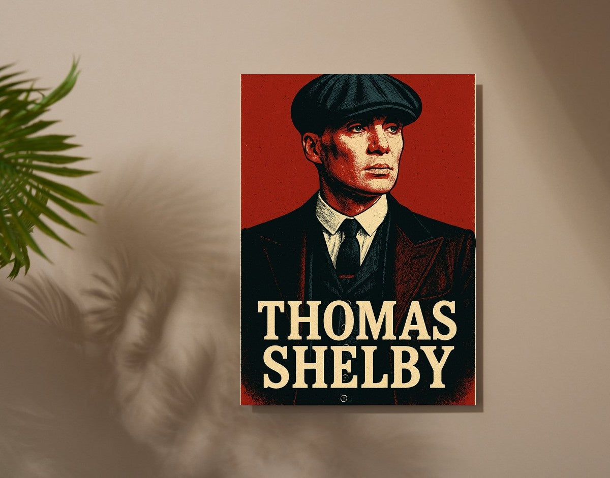 "Thomas Shelby"- Shiny & Sturdy Metallic Poster  Art That Pops & Sticks