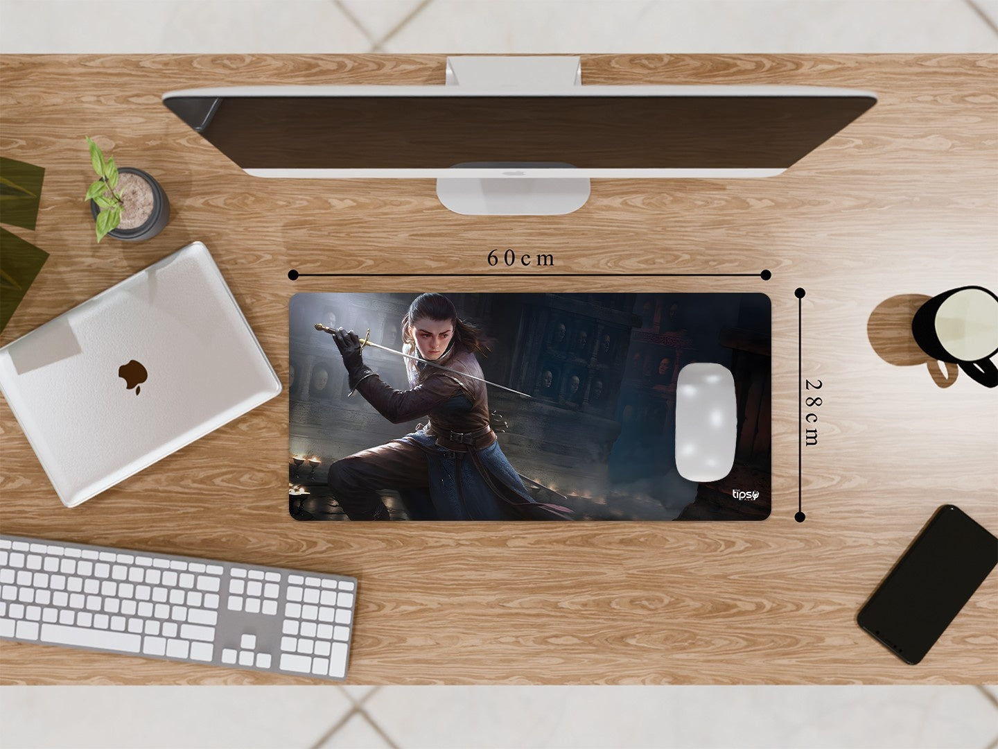 "ARYA STARK - GOT " Gaming Mousepad Elevate Your Gaming Experience