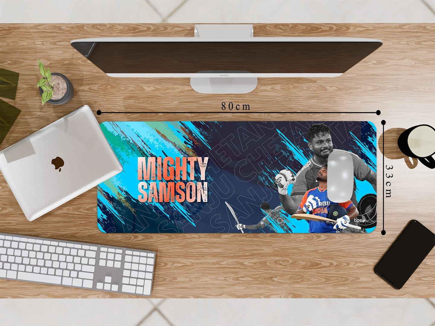 "MIGHTY SAMSON - T20 2026" Gaming Mousepad Elevate Your Gaming Experience