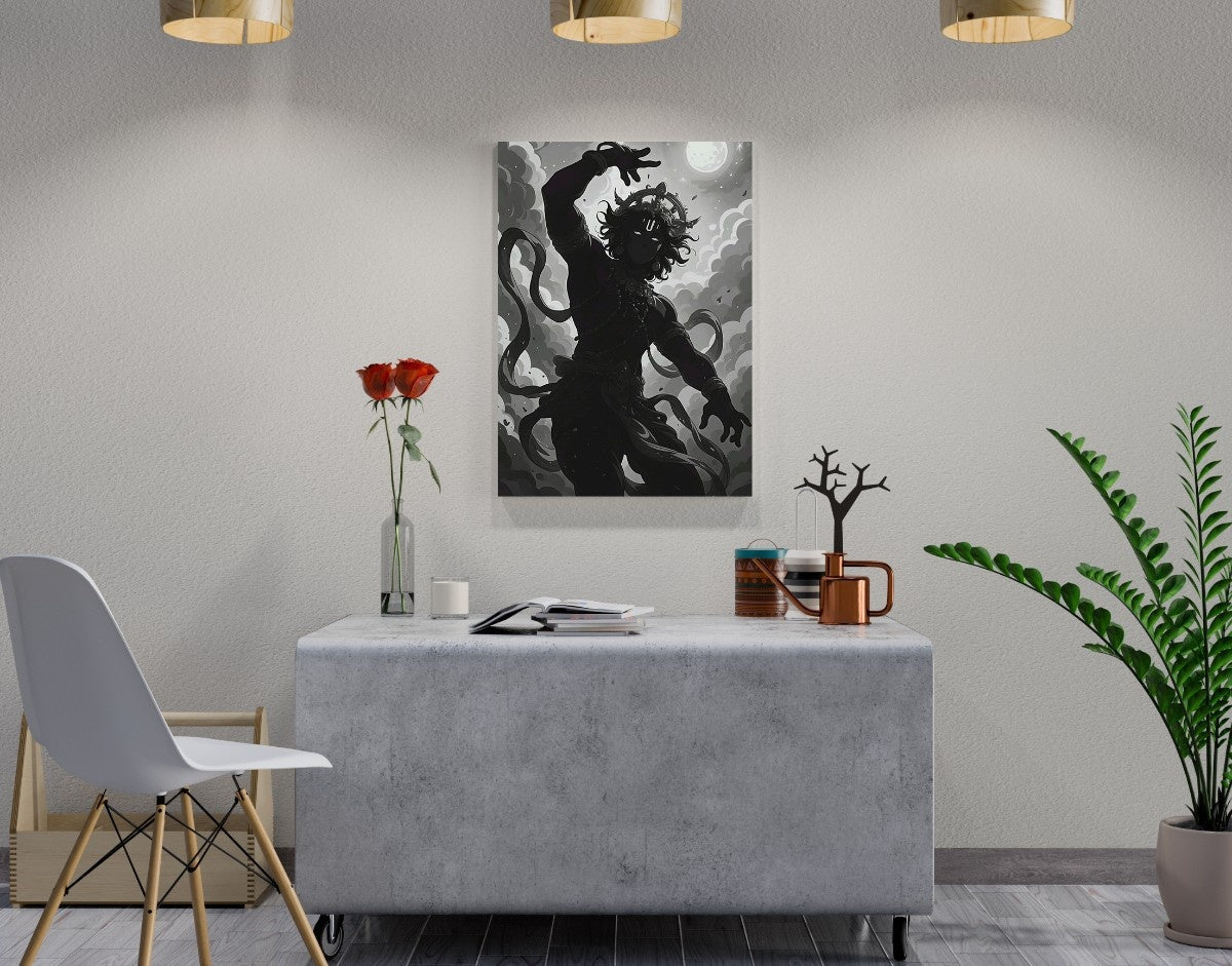 "Shadow Serpent"- Shiny & Sturdy Metallic Poster  Art That Pops & Sticks