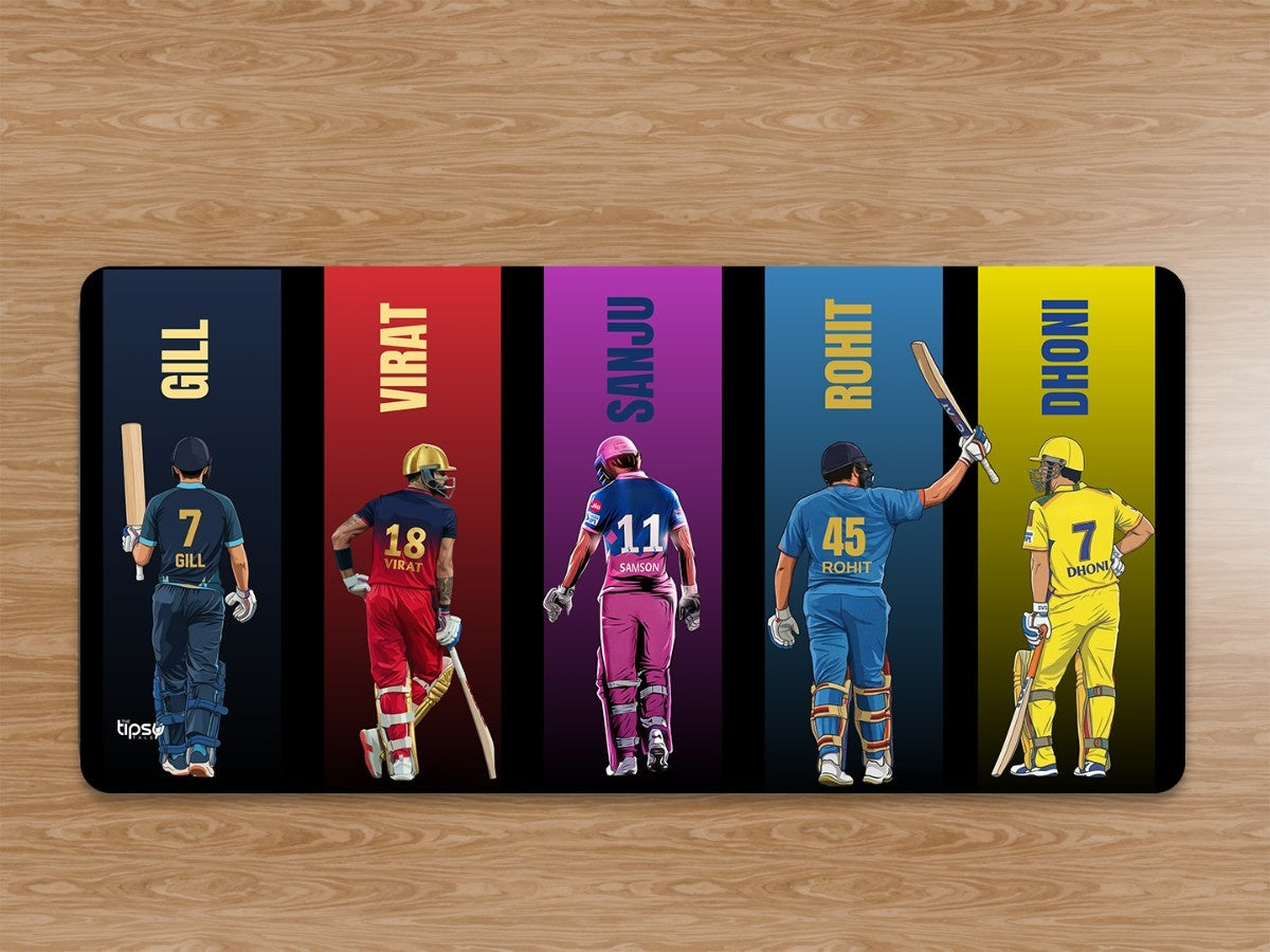 "CRICKET LEGENDS - CRICKET FANDOM" Gaming Mousepad Elevate Your Gaming Experience