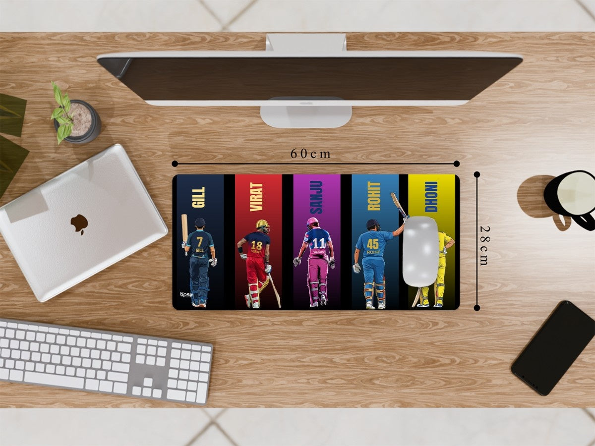 "CRICKET LEGENDS - CRICKET FANDOM" Gaming Mousepad Elevate Your Gaming Experience