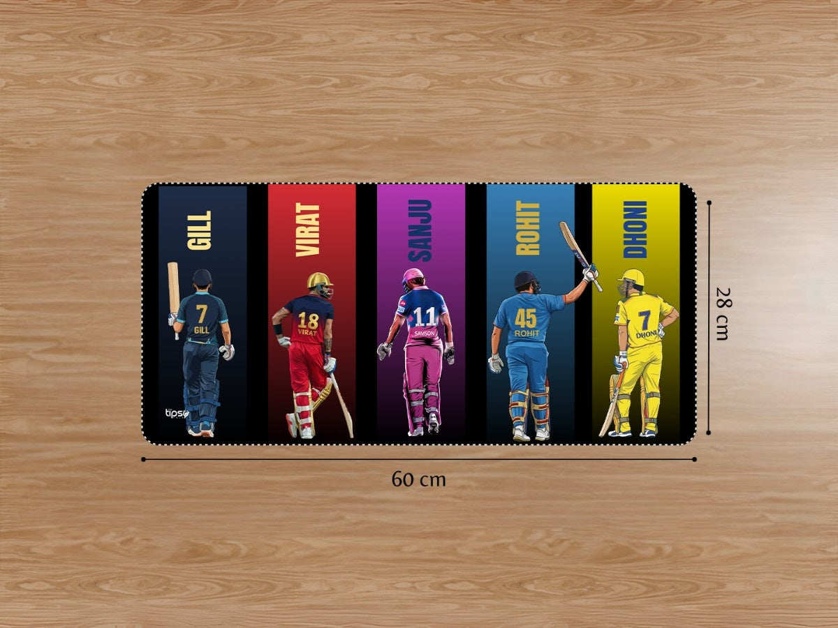 "CRICKET LEGENDS - CRICKET FANDOM" Gaming Mousepad Elevate Your Gaming Experience