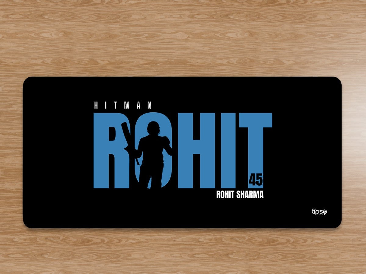 "ROHIT SHARMA 45 - CRICKET FANDOM" Gaming Mousepad Elevate Your Gaming Experience