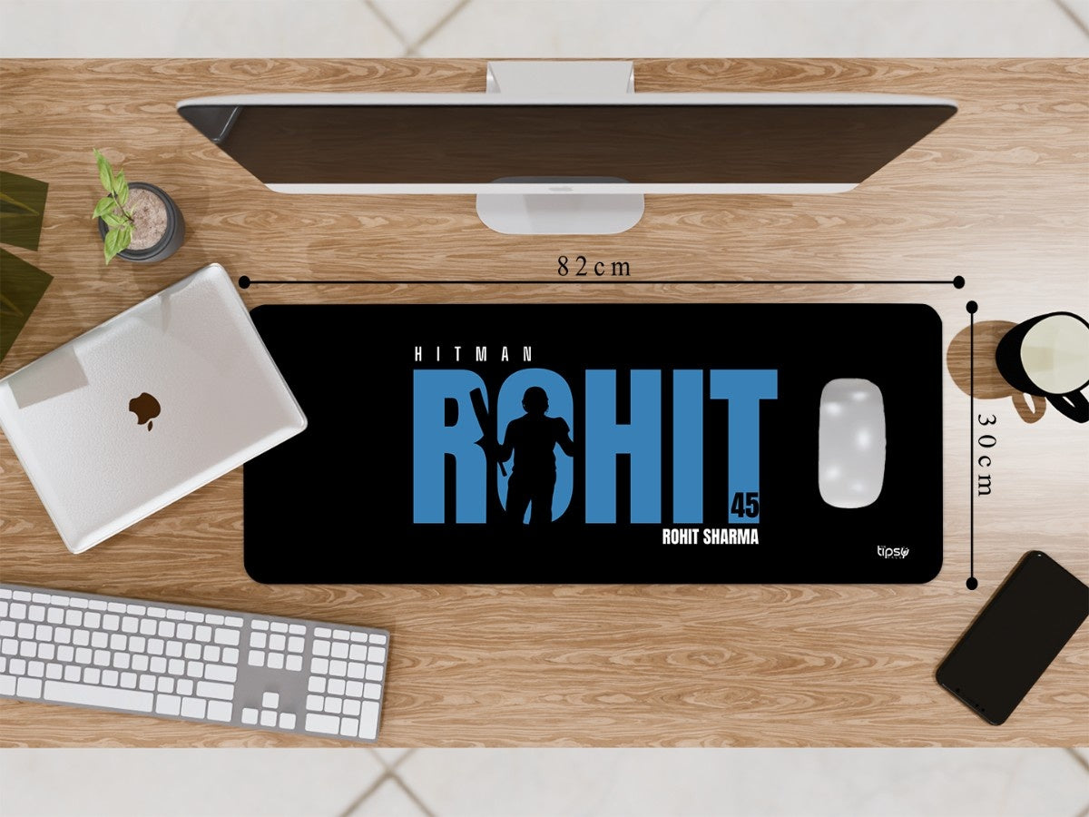 "ROHIT SHARMA 45 - CRICKET FANDOM" Gaming Mousepad Elevate Your Gaming Experience
