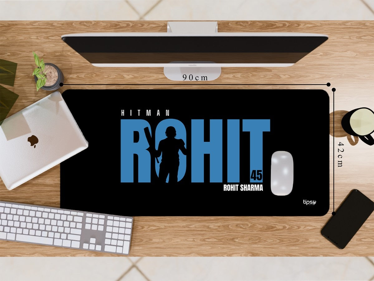 "ROHIT SHARMA 45 - CRICKET FANDOM" Gaming Mousepad Elevate Your Gaming Experience