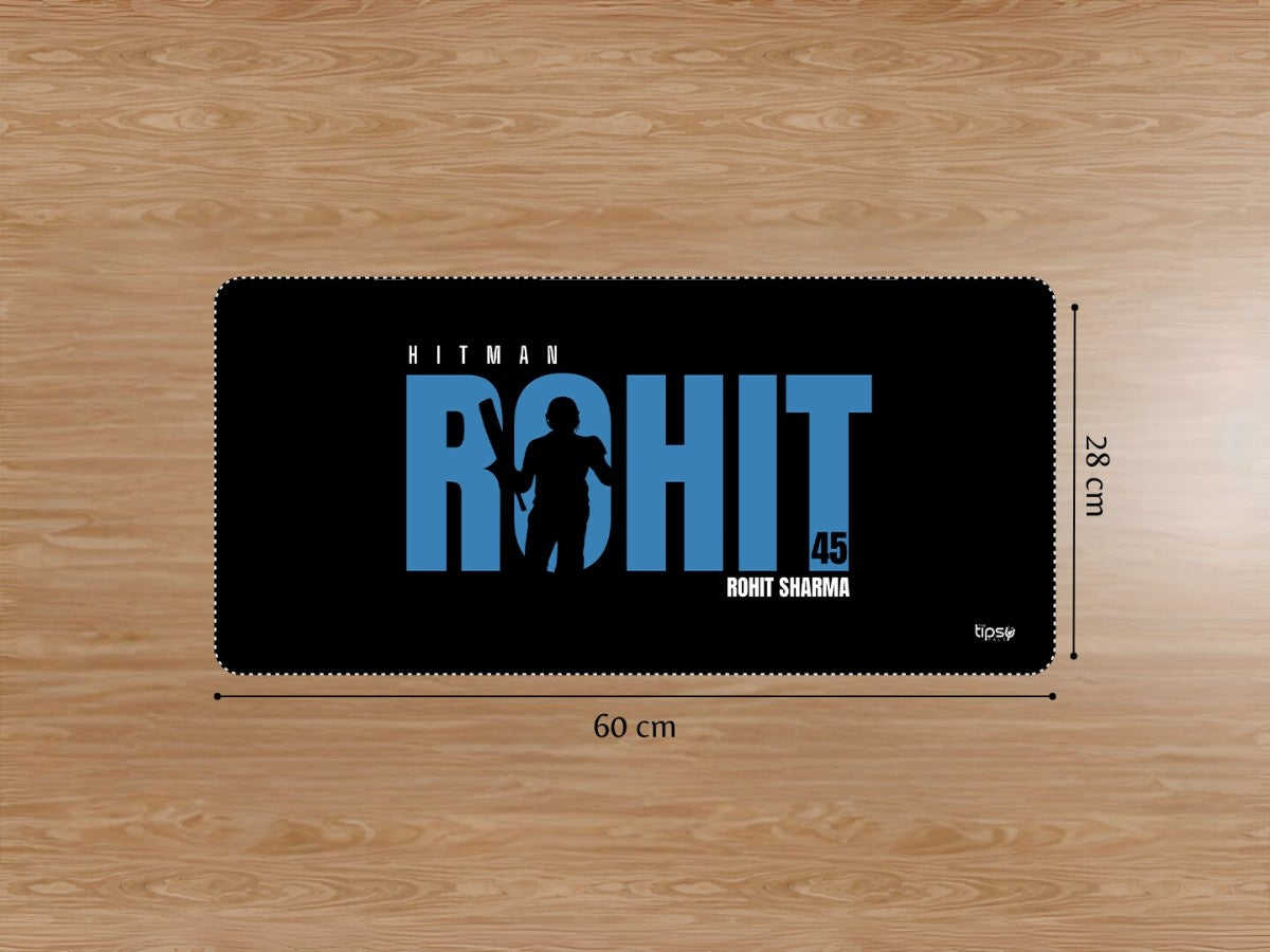 "ROHIT SHARMA 45 - CRICKET FANDOM" Gaming Mousepad Elevate Your Gaming Experience