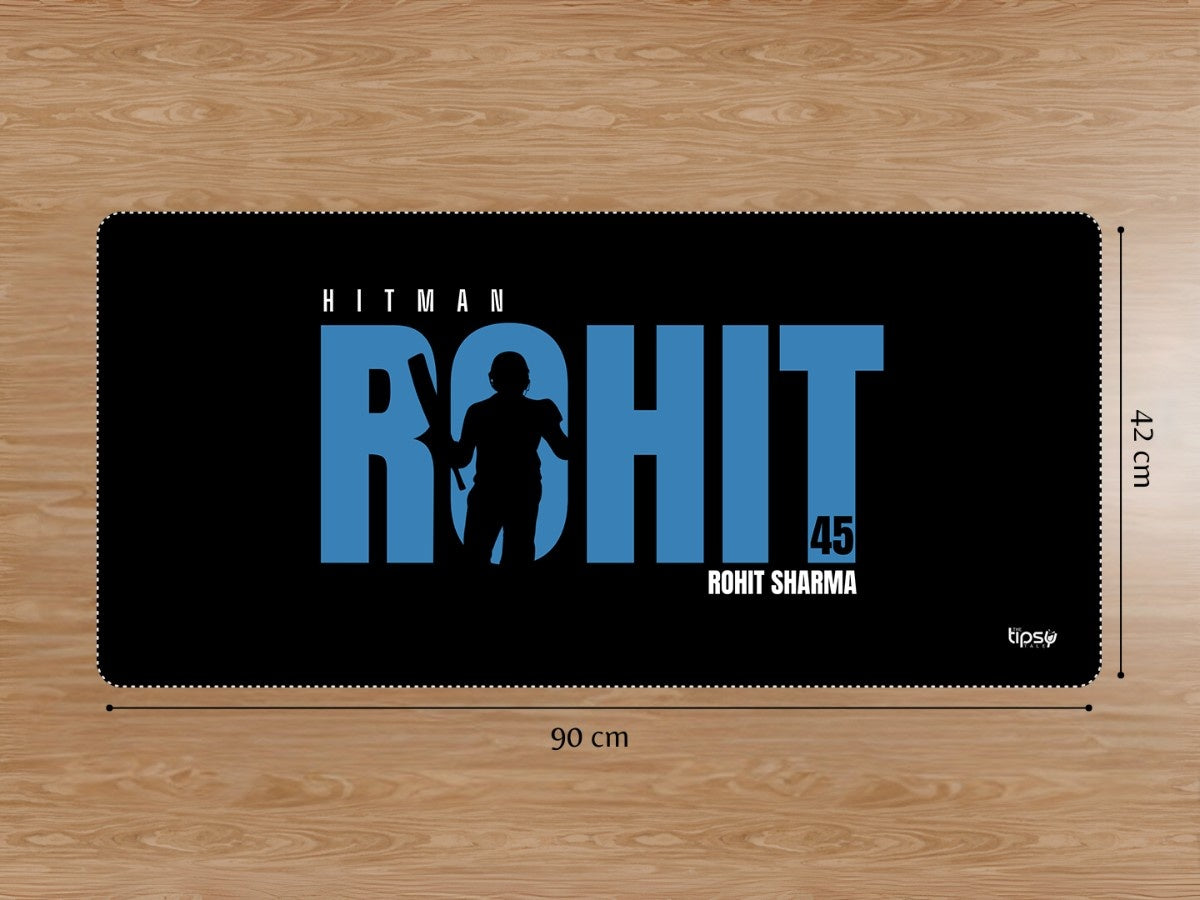 "ROHIT SHARMA 45 - CRICKET FANDOM" Gaming Mousepad Elevate Your Gaming Experience