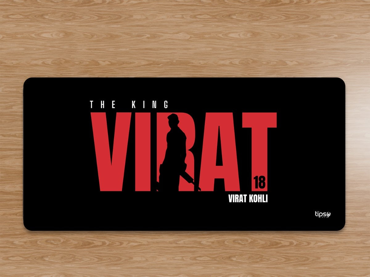 "VIRAT KOHLI 18 - CRICKET FANDOM" Gaming Mousepad Elevate Your Gaming Experience