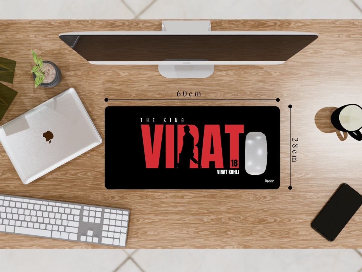 "VIRAT KOHLI 18 - CRICKET FANDOM" Gaming Mousepad Elevate Your Gaming Experience