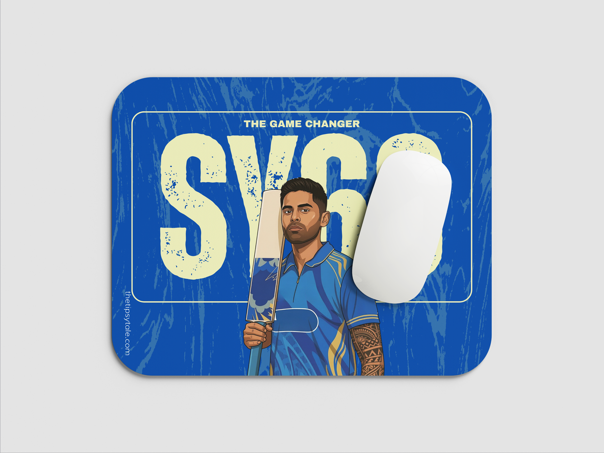 " SY63 - CRICKET FANDOM" Mousepad Enhance Your Workspace with Style