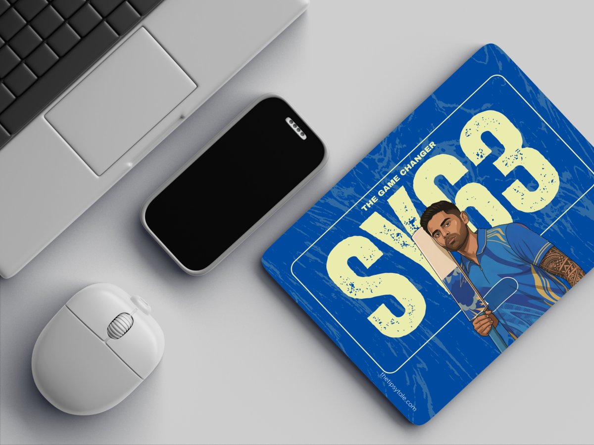 " SY63 - CRICKET FANDOM" Mousepad Enhance Your Workspace with Style