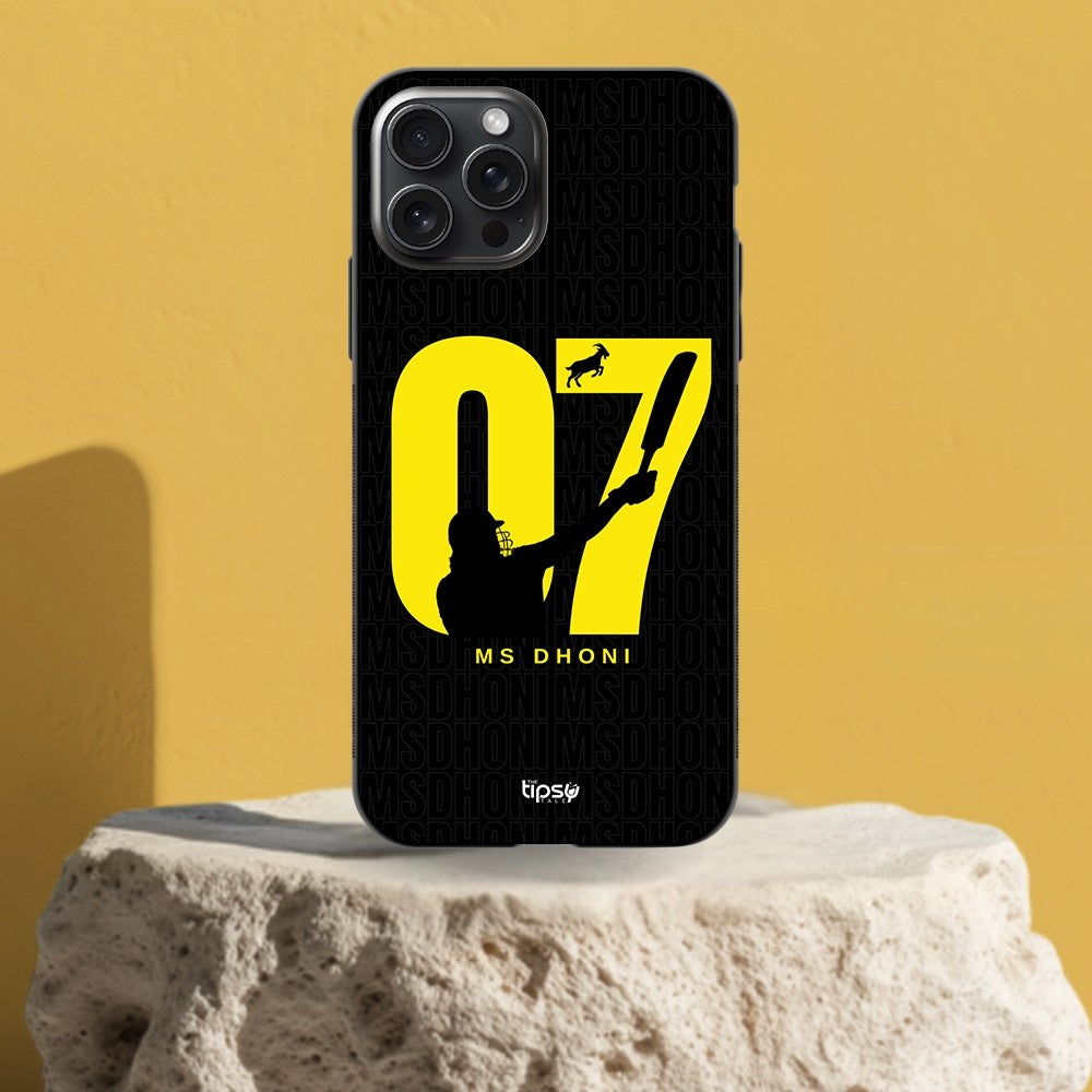 "GOAT 07 MS DHONI" -Mobile Covers Shock Resistant, Slim & Stylish Cases