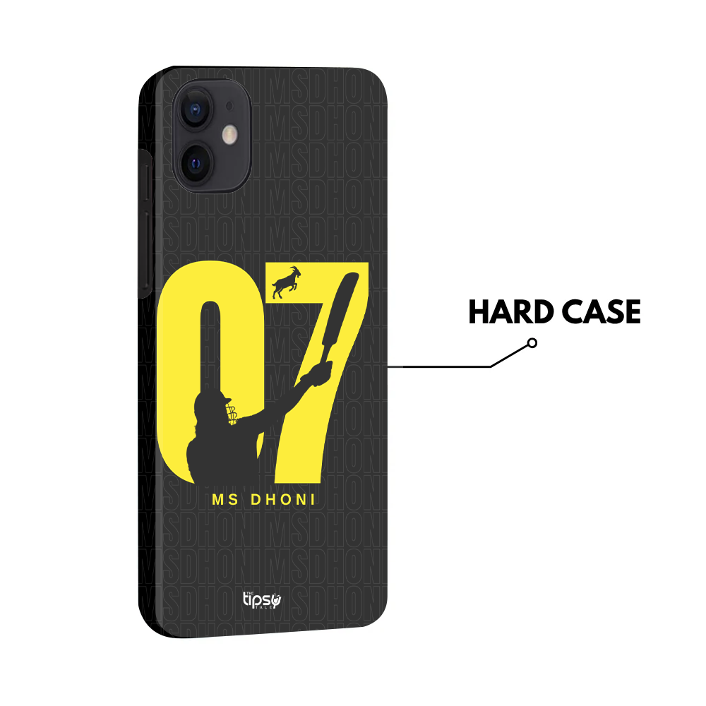 "GOAT 07 MS DHONI" -Mobile Covers Shock Resistant, Slim & Stylish Cases