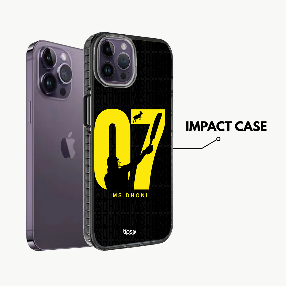 "GOAT 07 MS DHONI" -Mobile Covers Shock Resistant, Slim & Stylish Cases