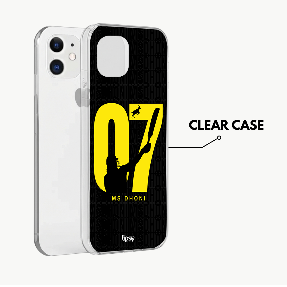 "GOAT 07 MS DHONI" -Mobile Covers Shock Resistant, Slim & Stylish Cases