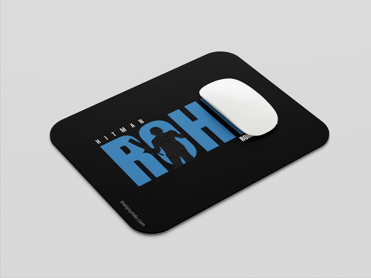 "HITMAN -ROHIT 45 -CRICKET FANDOM" Mousepad Enhance Your Workspace with Style