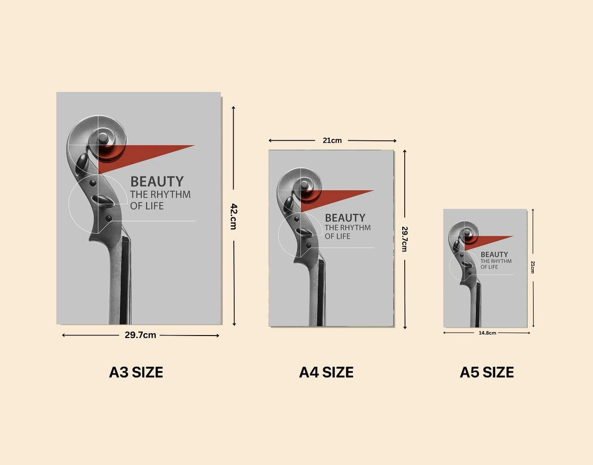 "Beauty of Life"- Shiny & Sturdy Metallic Poster  Art That Pops & Sticks