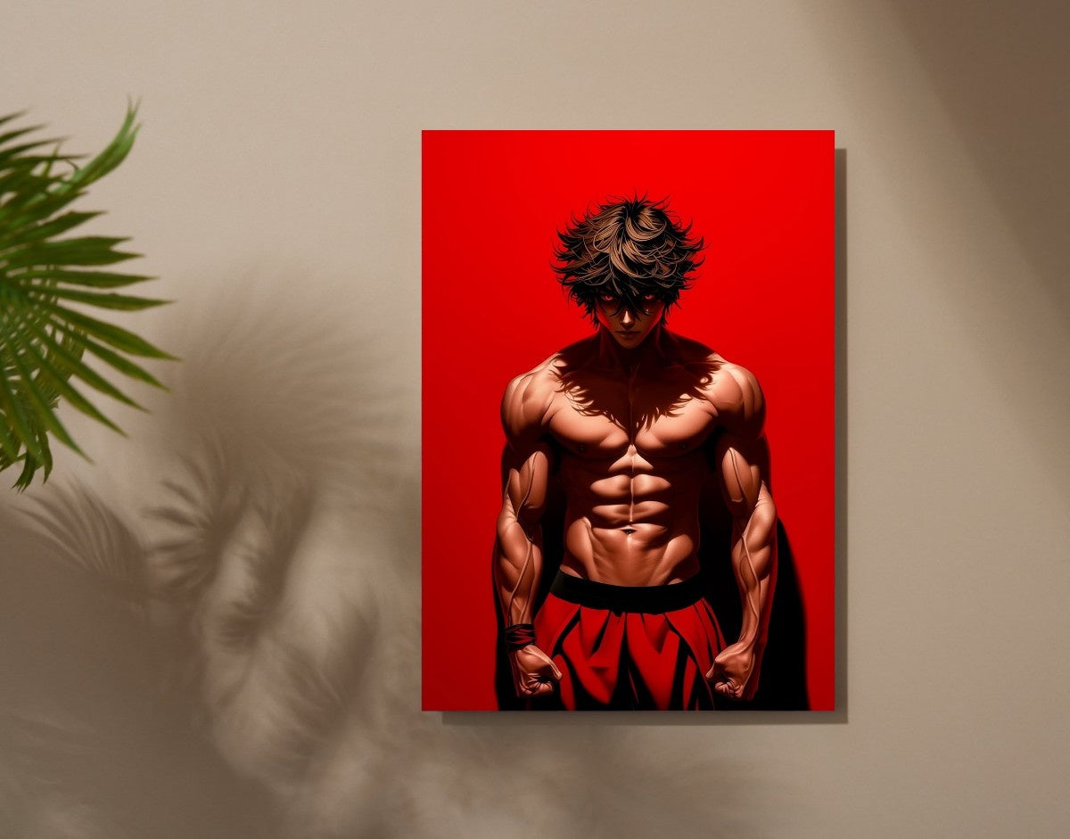 "Fighter Spirit"- Shiny & Sturdy Metallic Poster  Art That Pops & Sticks