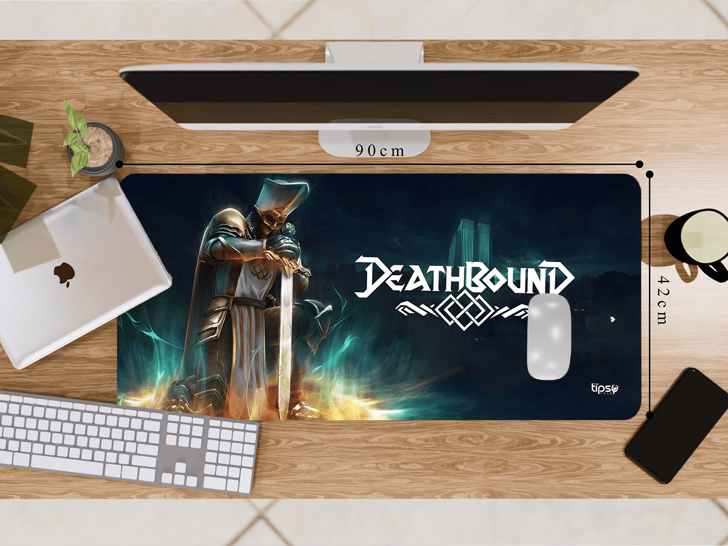 "DEATHBOUND" Gaming Mousepad Elevate Your Gaming Experience