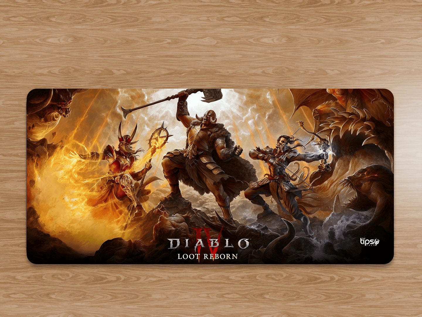 "DIABLO LOOT REBORN" Gaming Mousepad Elevate Your Gaming Experience