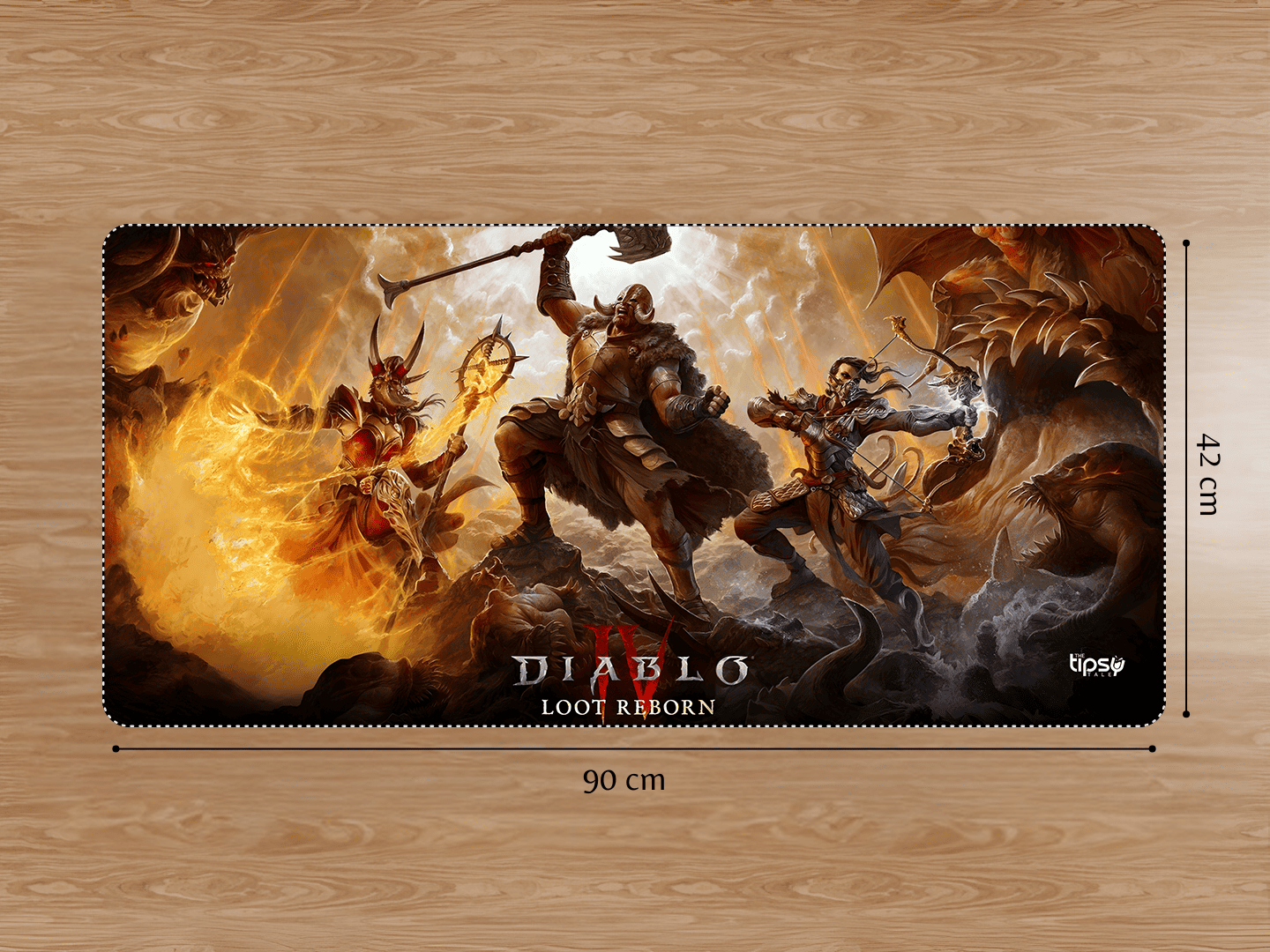 "DIABLO LOOT REBORN" Gaming Mousepad Elevate Your Gaming Experience