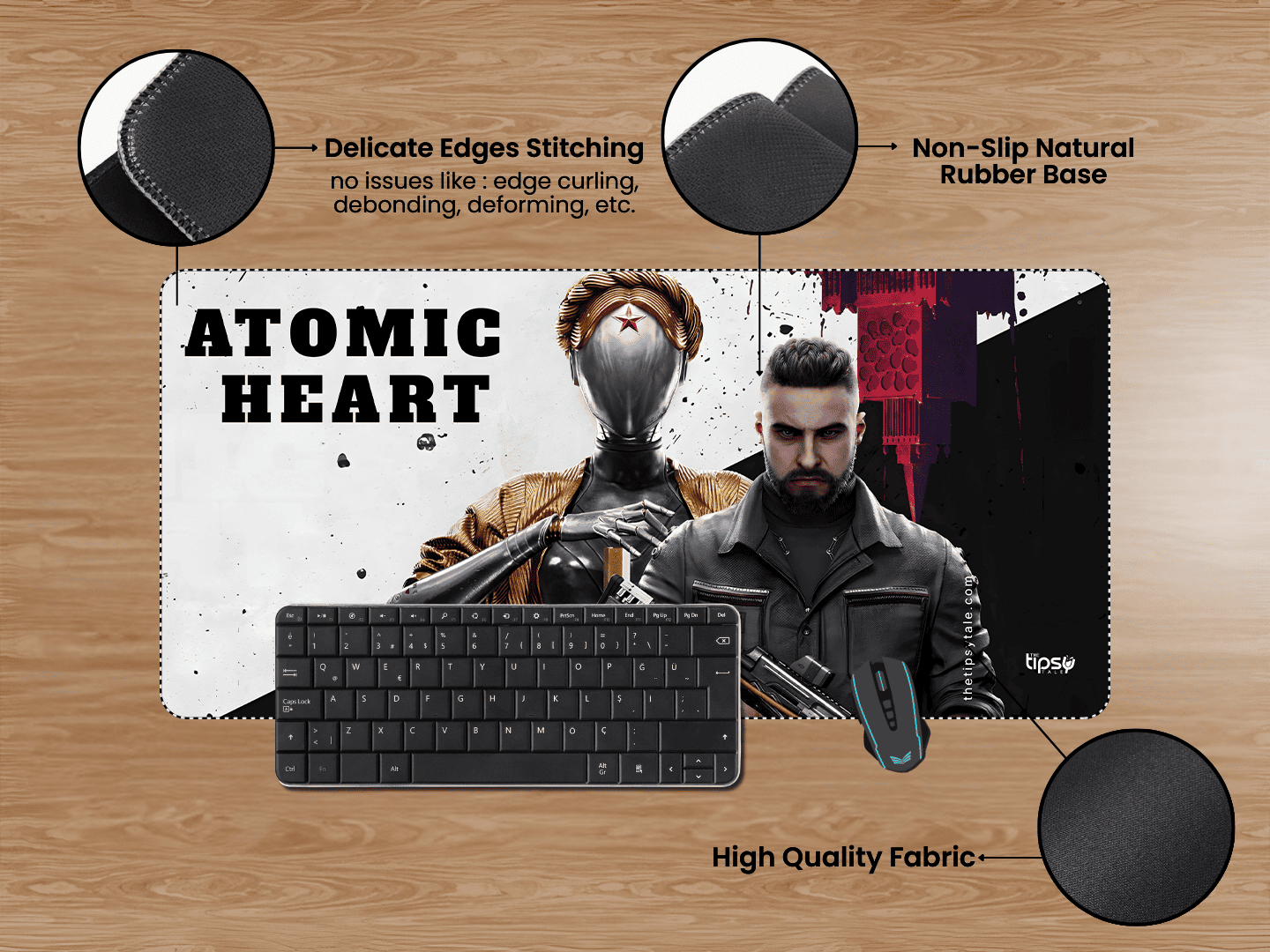 "ATOMIC HEART" Gaming Mousepad Elevate Your Gaming Experience