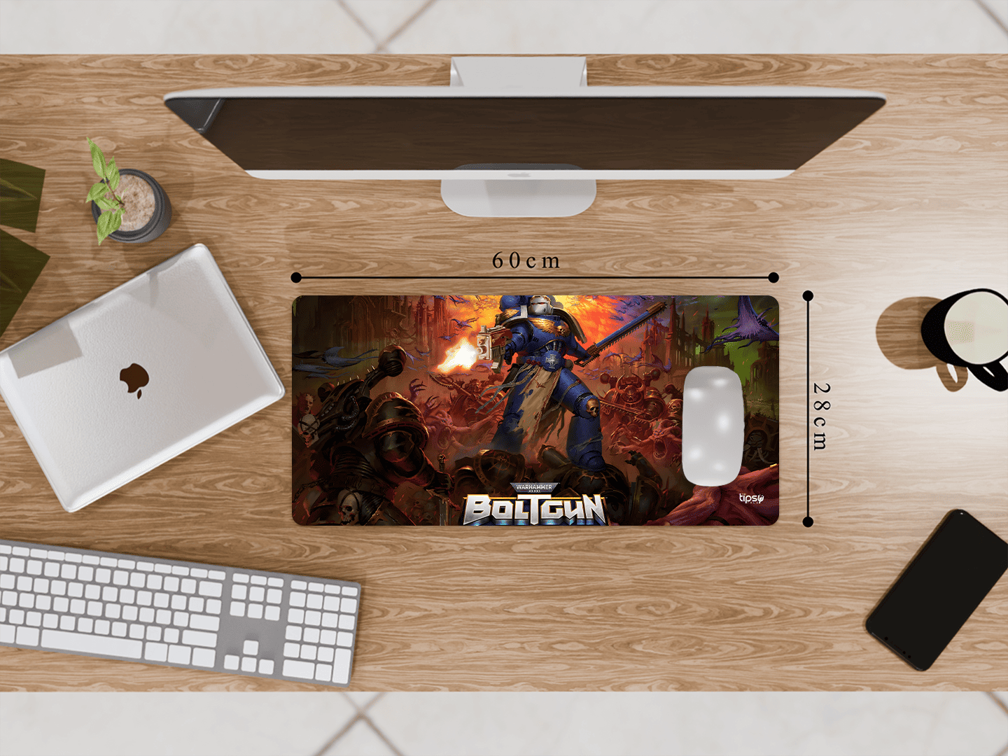 "WARHAMMER BOLTGUN" Gaming Mousepad Elevate Your Gaming Experience