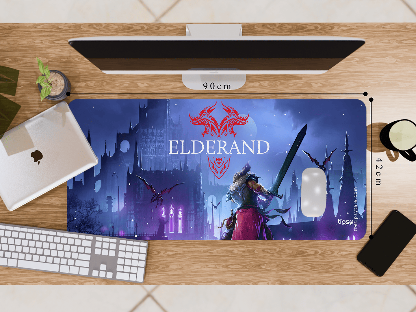 "BLACKSMITH ELDERAND " Gaming Mousepad Elevate Your Gaming Experience