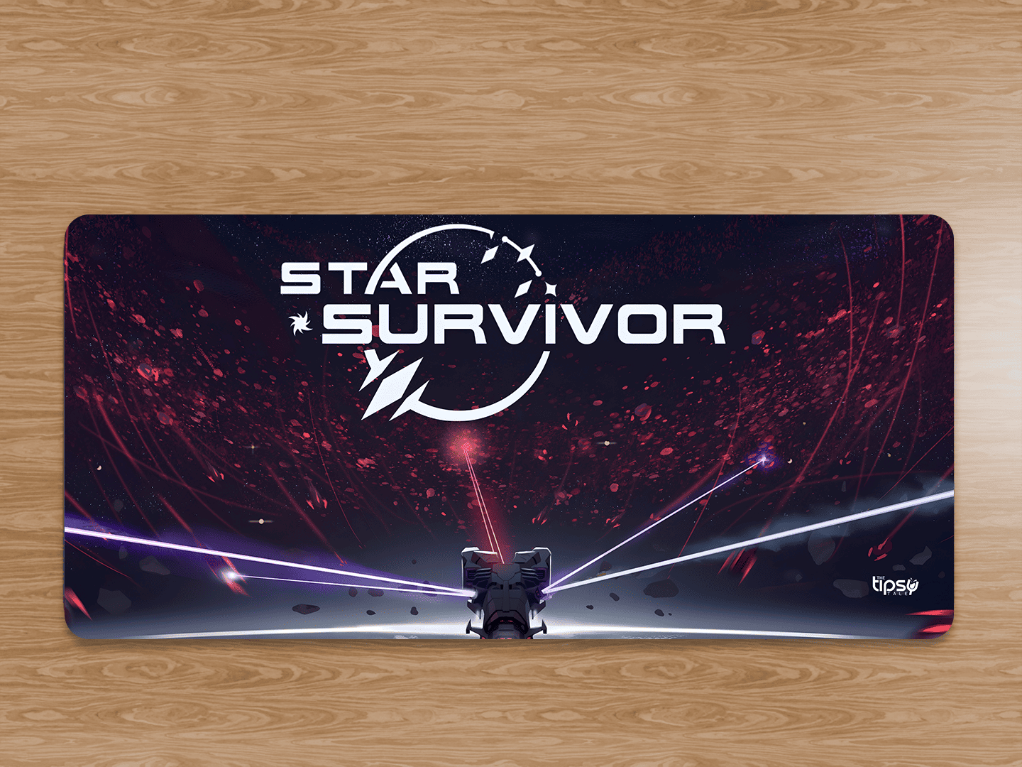 "STAR SURVIVOR" Gaming Mousepad Elevate Your Gaming Experience