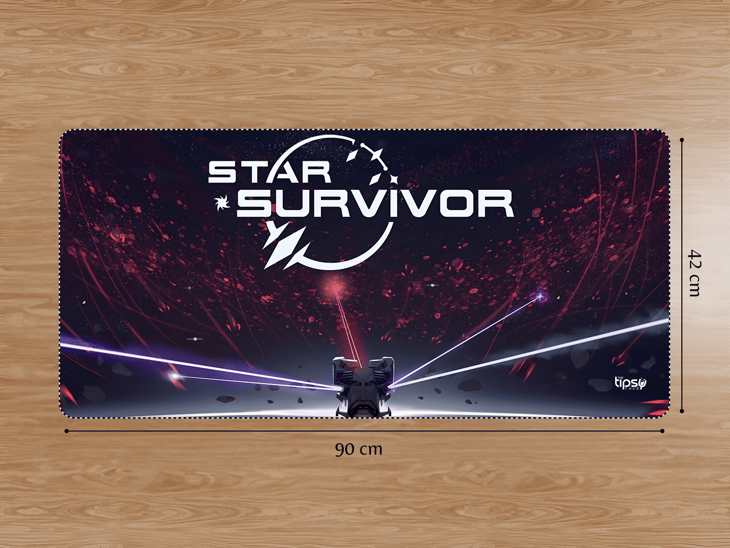 "STAR SURVIVOR" Gaming Mousepad Elevate Your Gaming Experience