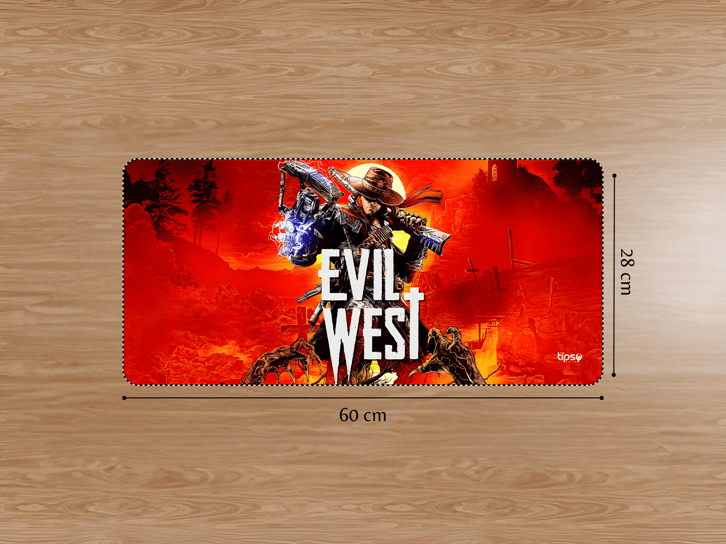 "EVIL WEST" Gaming Mousepad Elevate Your Gaming Experience