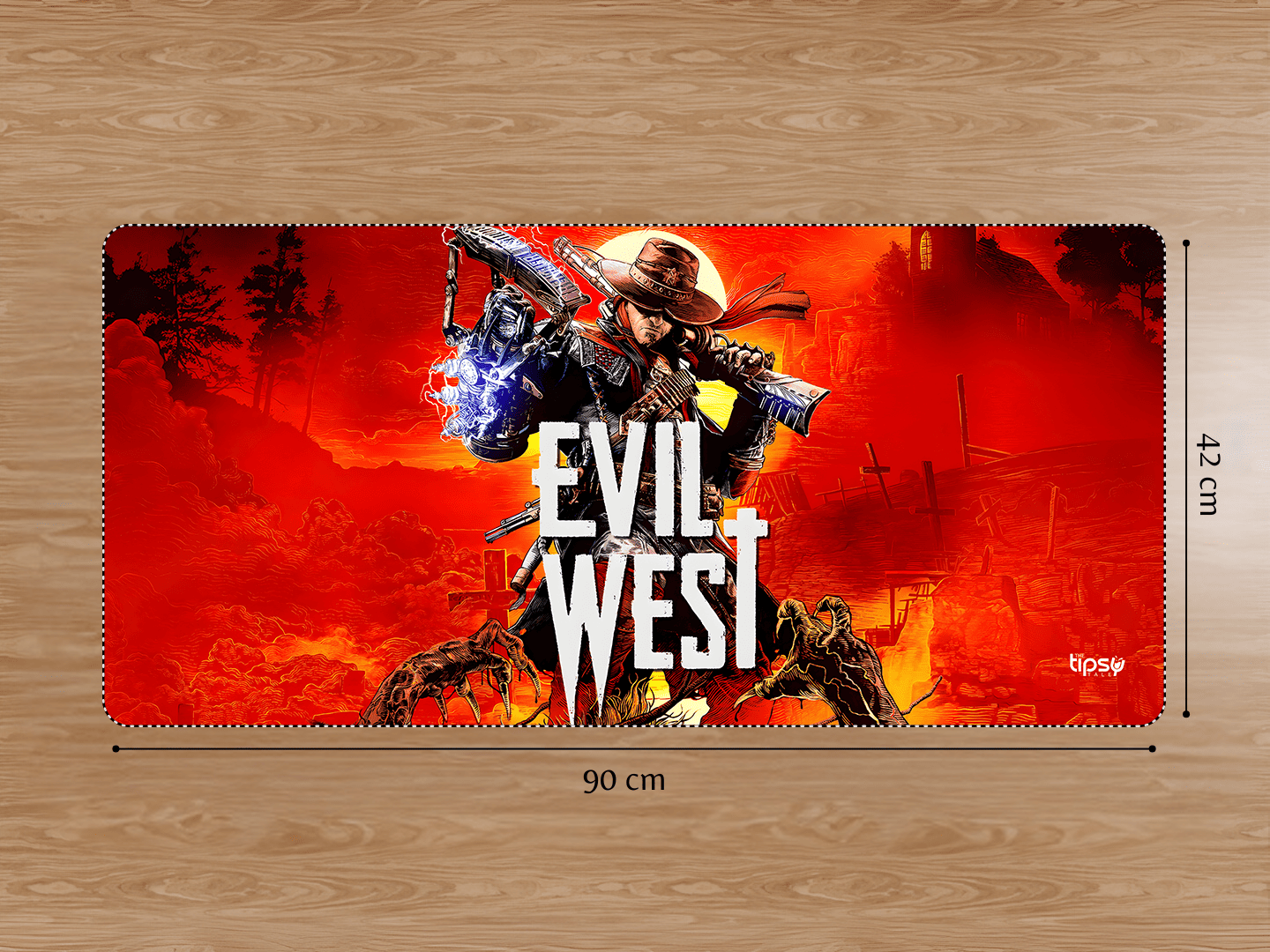 "EVIL WEST" Gaming Mousepad Elevate Your Gaming Experience
