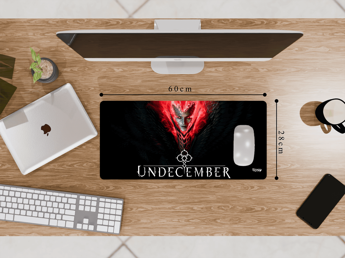 "EVIL GOD SERPENS UNDECEMBER" Gaming Mousepad Elevate Your Gaming Experience