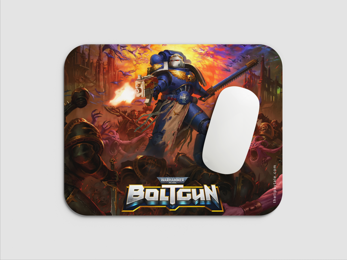 "WARHAMMER BOLTGUN" Mousepad: Enhance Your Workspace with Style