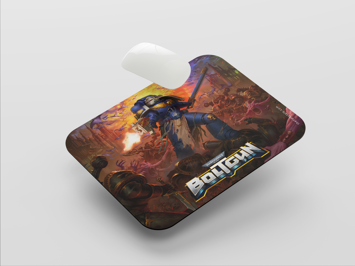 "WARHAMMER BOLTGUN" Mousepad: Enhance Your Workspace with Style
