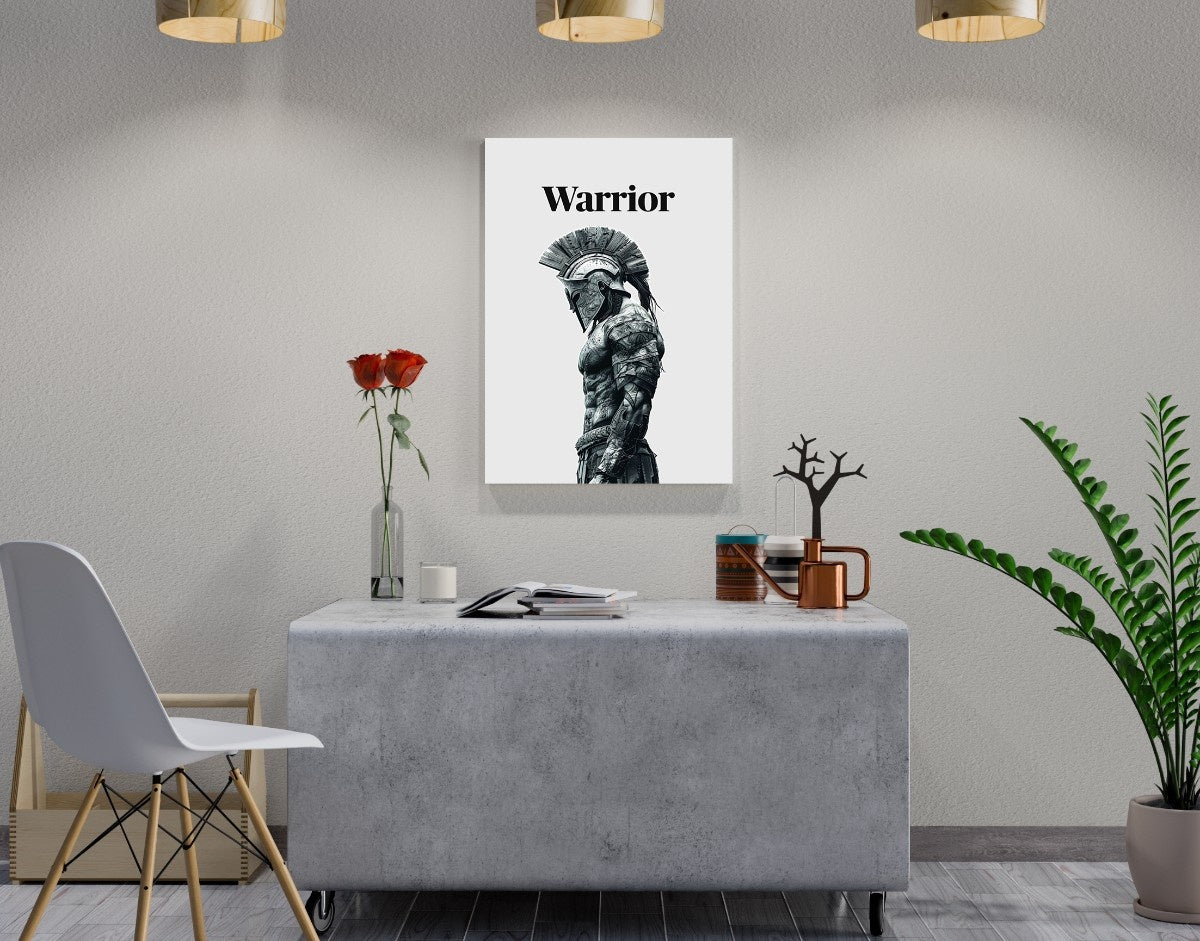 "Warrior’s Pride"- Shiny & Sturdy Metallic Poster  Art That Pops & Sticks