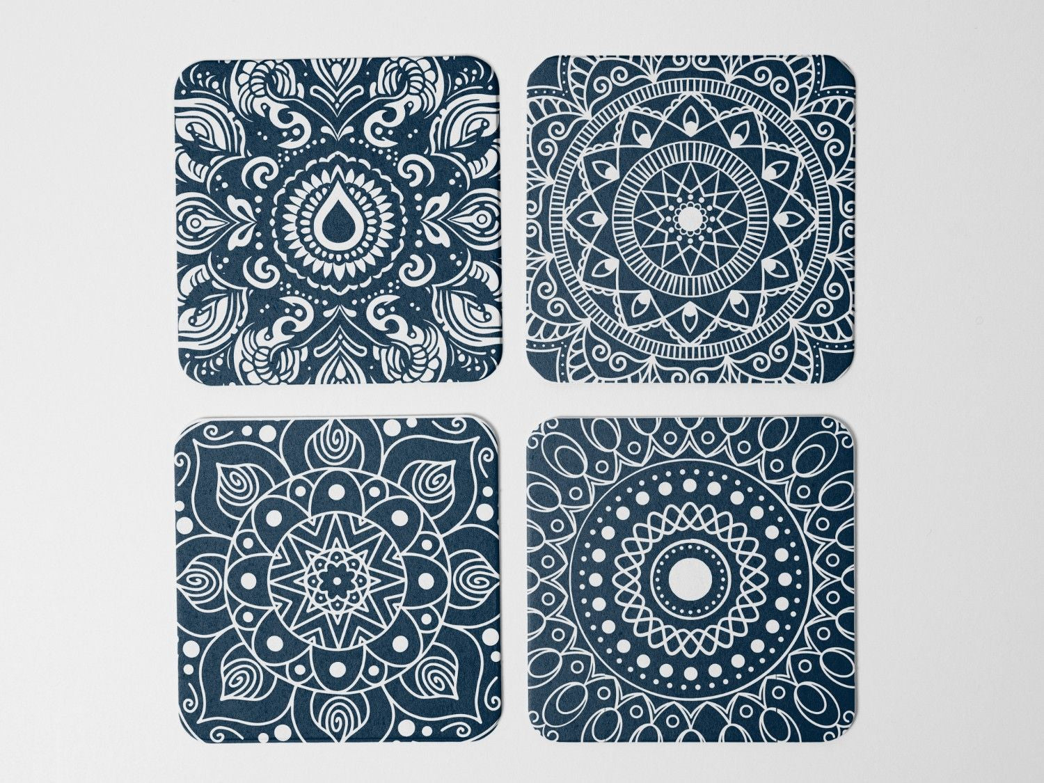 "Rangoli Theme" Coaster Set of 4