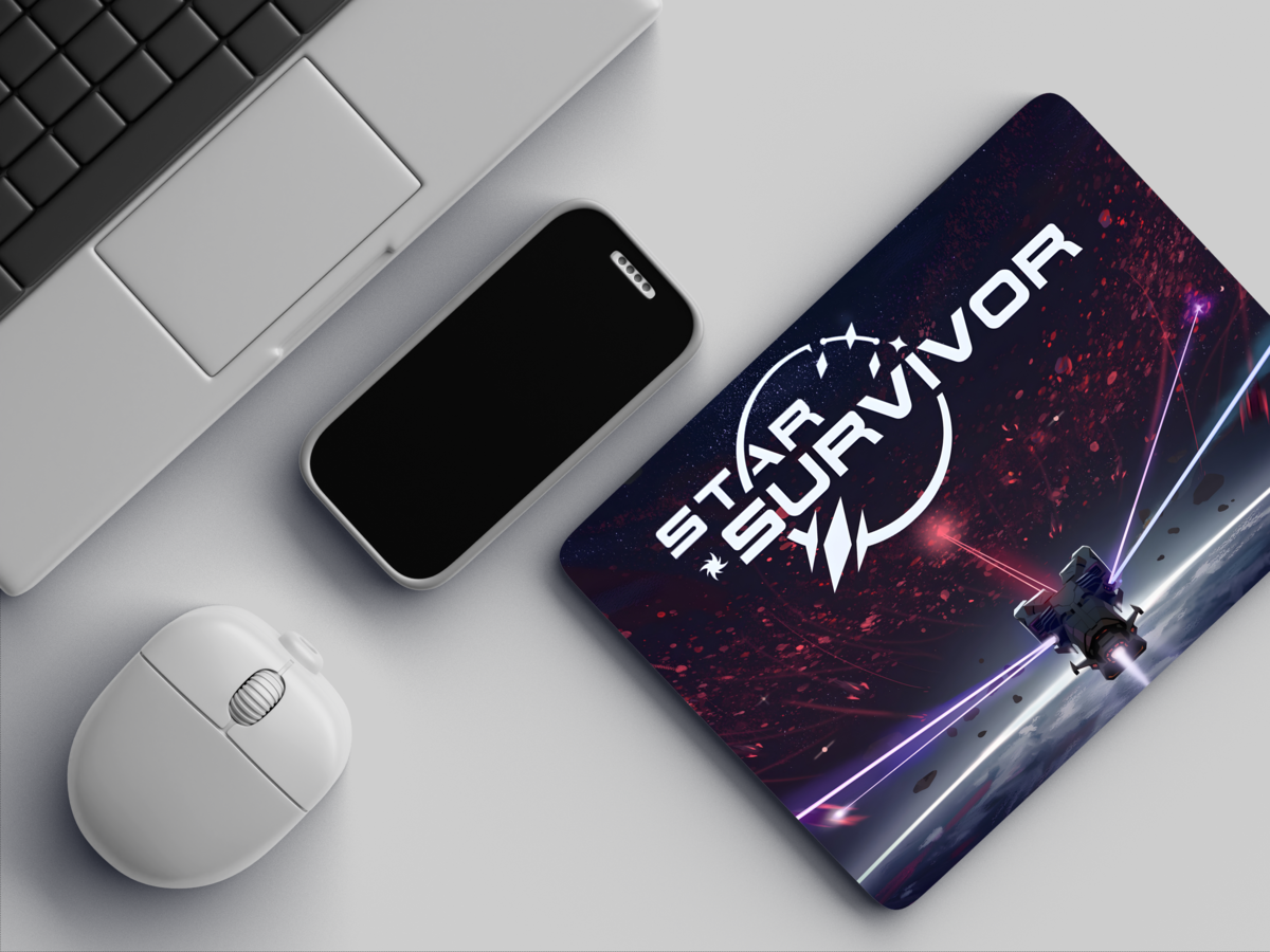 "STAR SURVIVOR" Mousepad: Enhance Your Workspace with Style