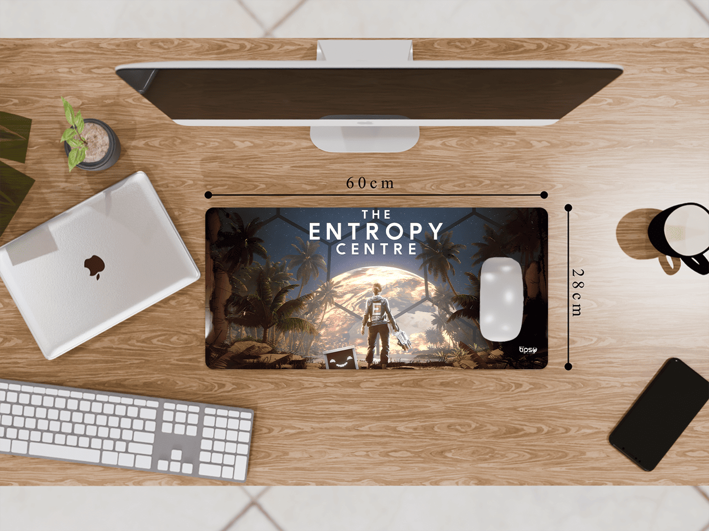 "THE ENTROPY CENTRE" Gaming Mousepad Elevate Your Gaming Experience