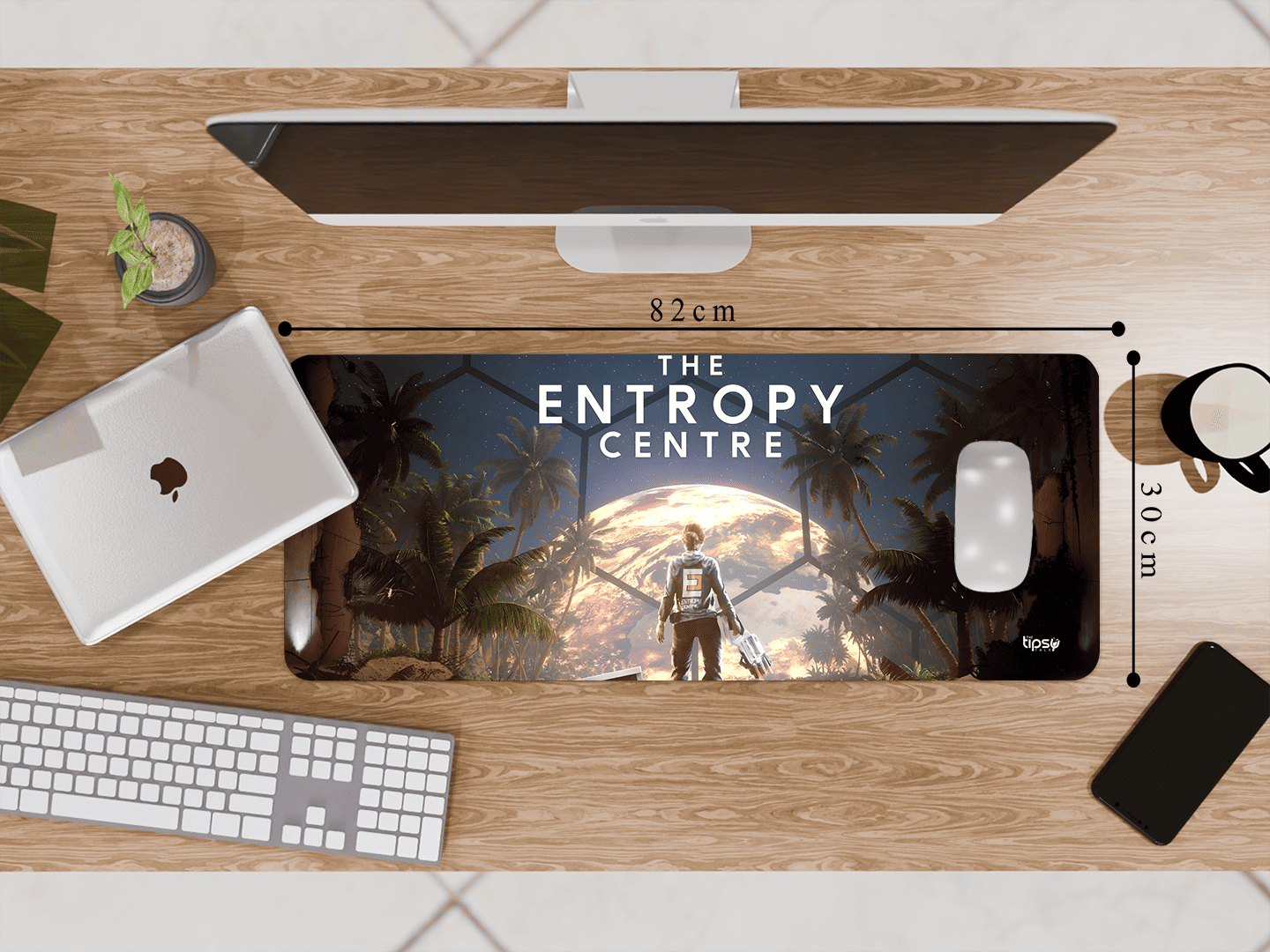 "THE ENTROPY CENTRE" Gaming Mousepad Elevate Your Gaming Experience