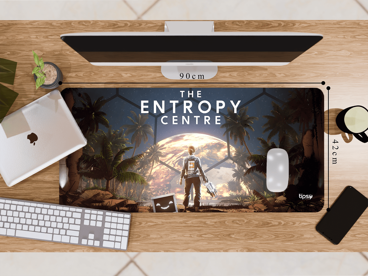 "THE ENTROPY CENTRE" Gaming Mousepad Elevate Your Gaming Experience