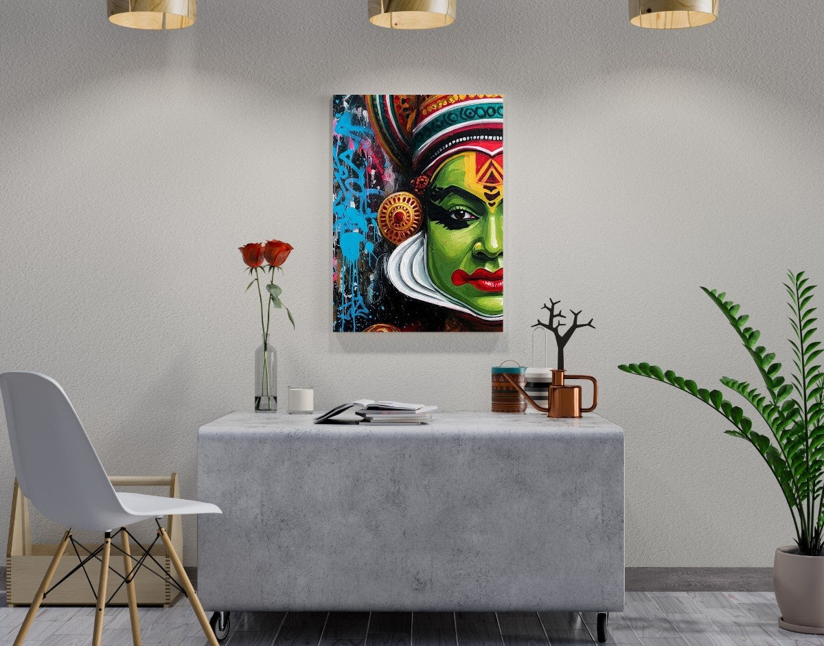 "Traditional Dance"- Shiny & Sturdy Metallic Poster  Art That Pops & Sticks