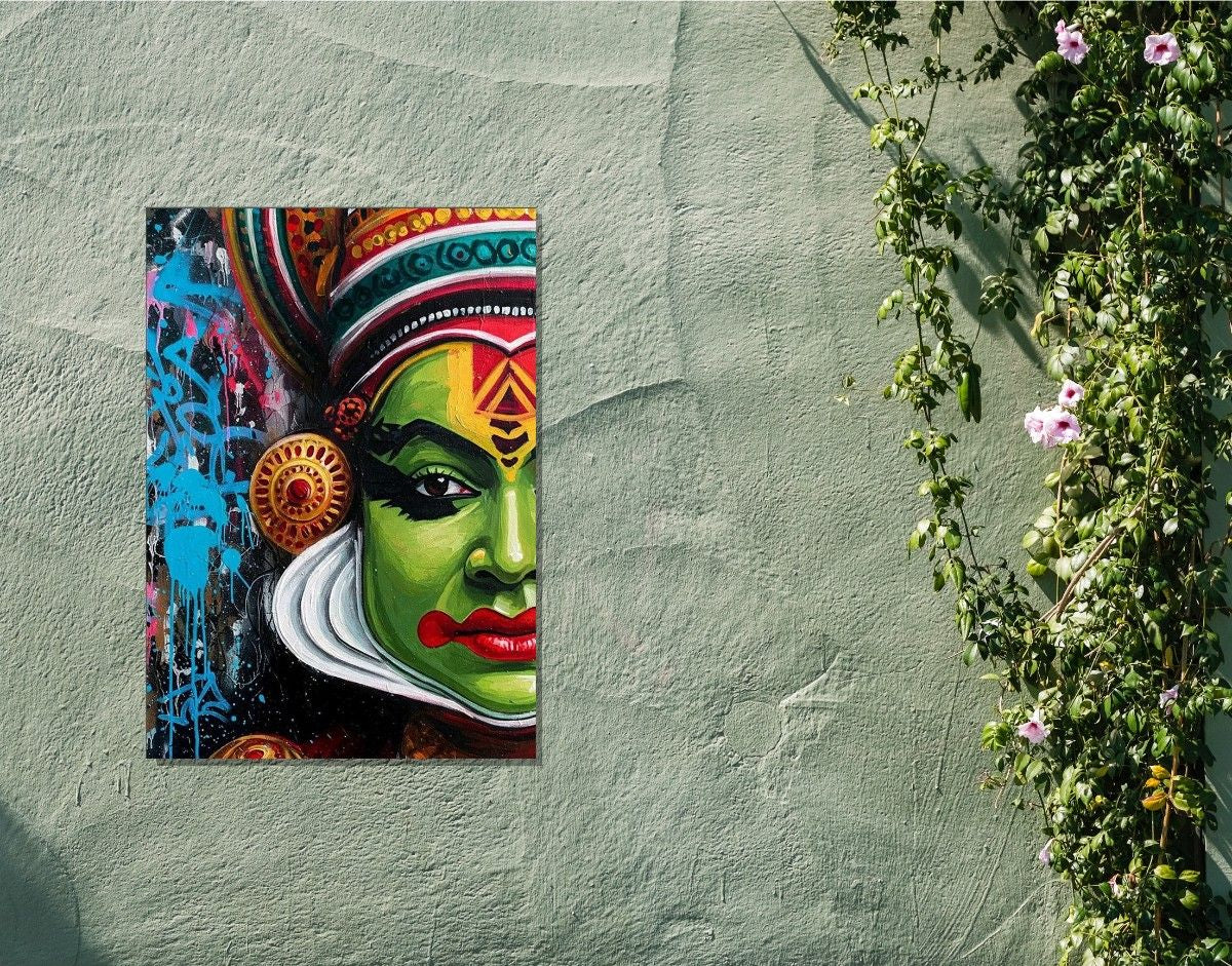 "Traditional Dance"- Shiny & Sturdy Metallic Poster  Art That Pops & Sticks