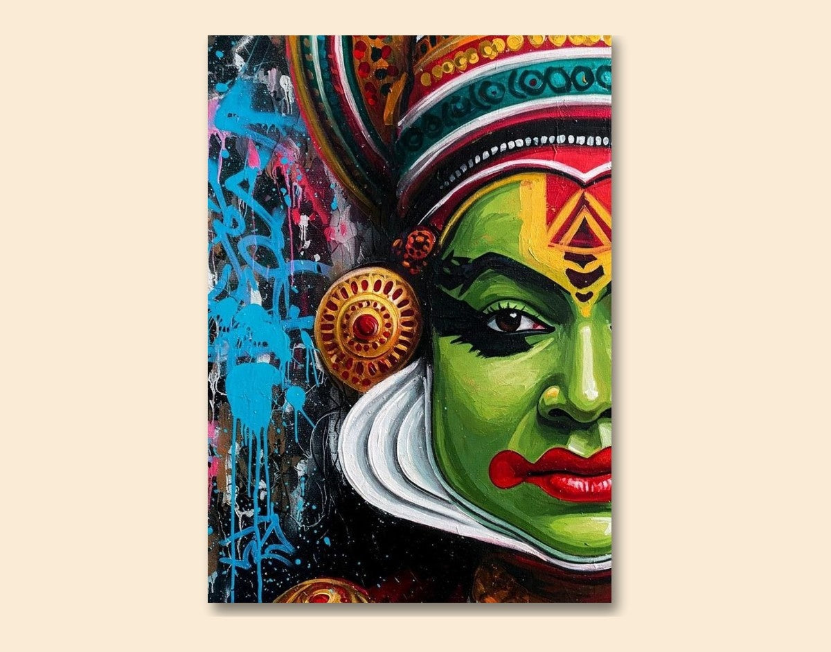 "Traditional Dance"- Shiny & Sturdy Metallic Poster  Art That Pops & Sticks